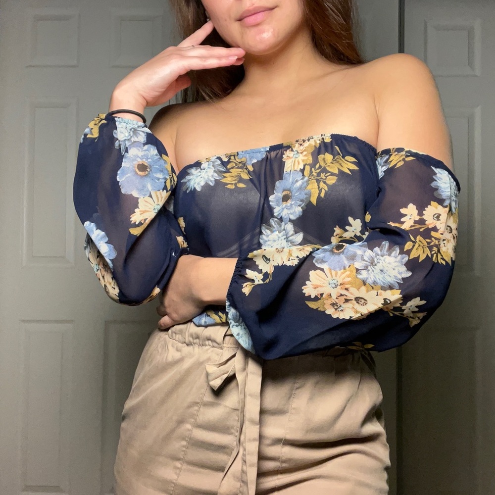 Floral Off Shoulder Top